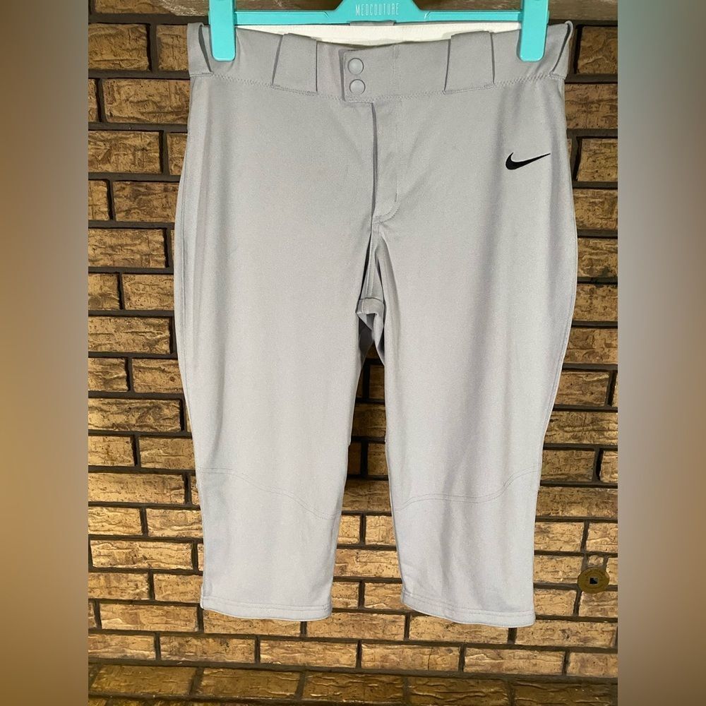 Silver Nike softball pants nwt